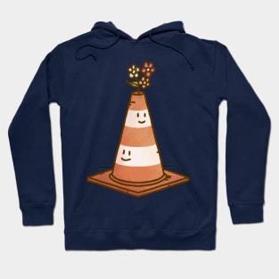 Traffic cone drawing Hoodie